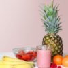Pailles colorées en metal smoothie