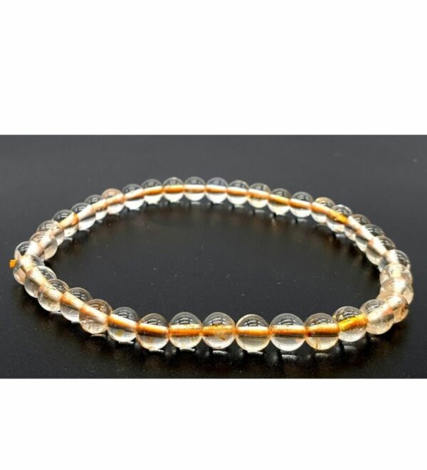 Bracelet-citrine-4mm