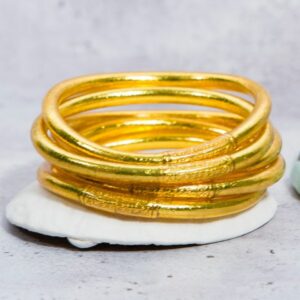 jonc bouddhiste l emblematique 5mm dore