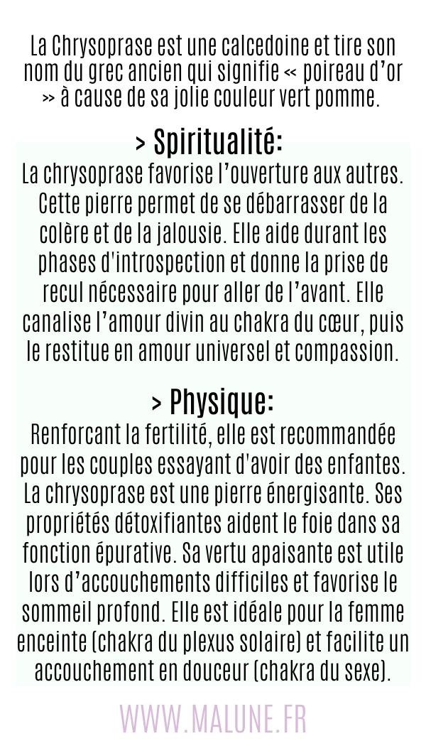 Chrysoprase verso