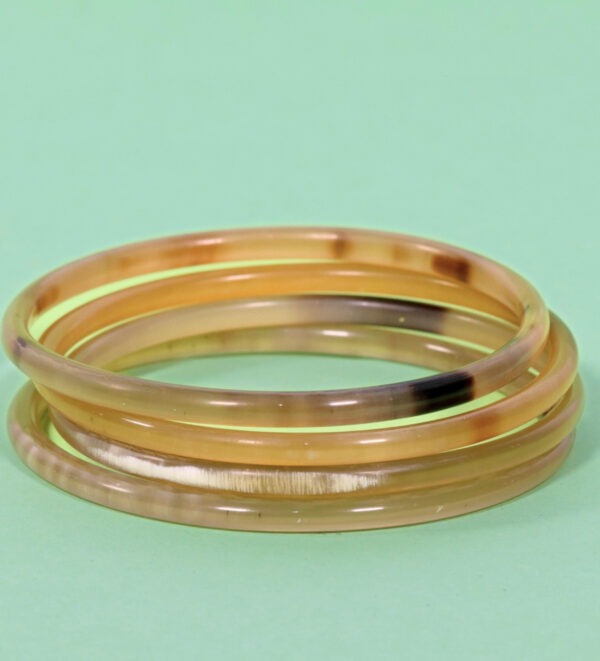 Jonc corne naturel 4 mm