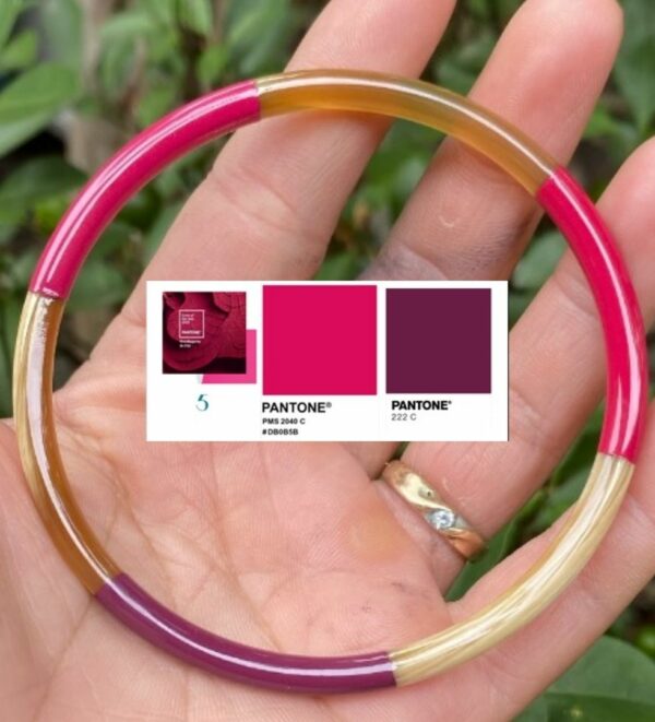 Bracelet corne trioroses 5mm