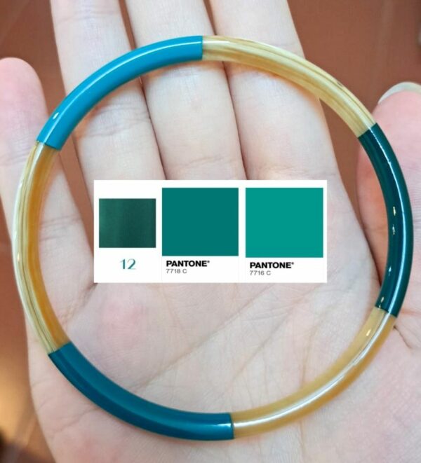 Bracelet corne triovert 5mm