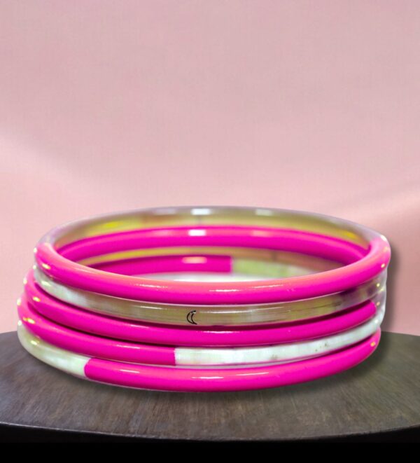 Jonc corne rose vif 34