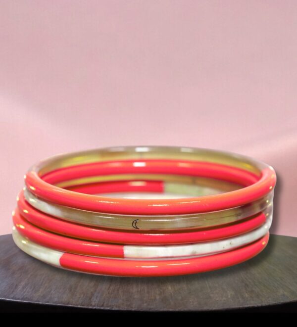 Jonc corne rouge fluo 35