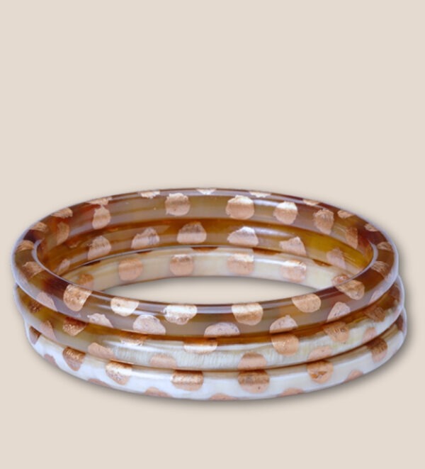 bracelet leo champagne 6mm