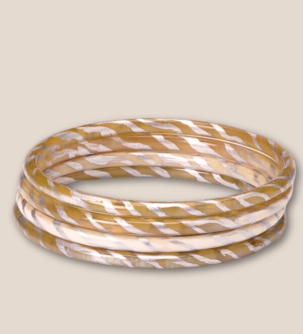 bracelet zebre argent 4mm