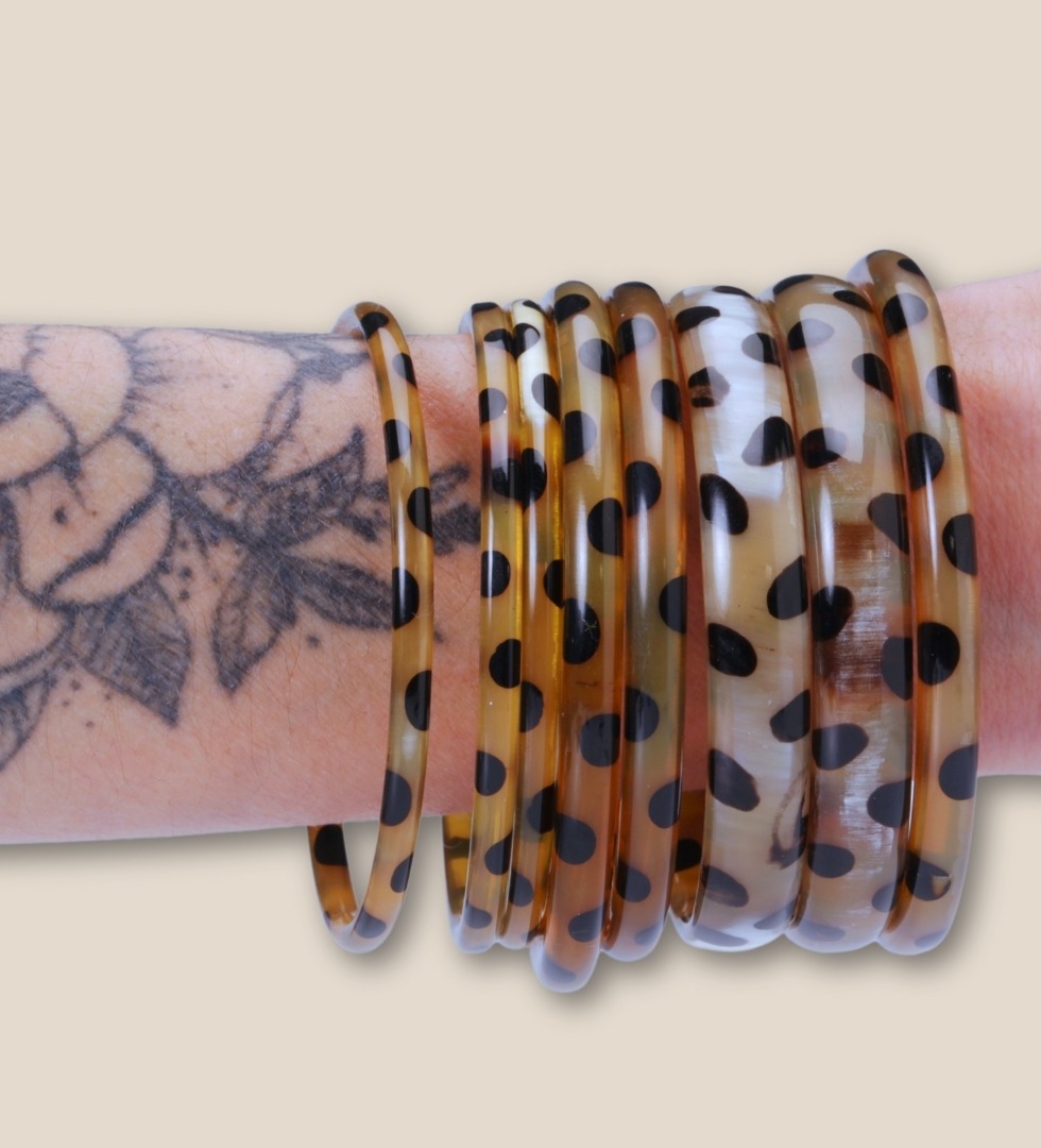 bracelets corne Leopard