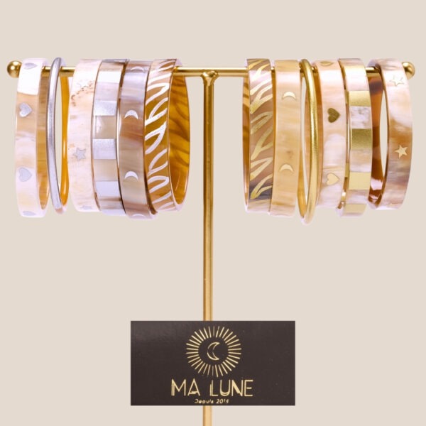 corne argent dore