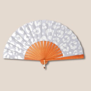 Eventail MINI 43 leo gris argent