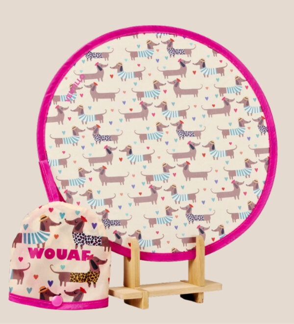 Eventail pliant teckel