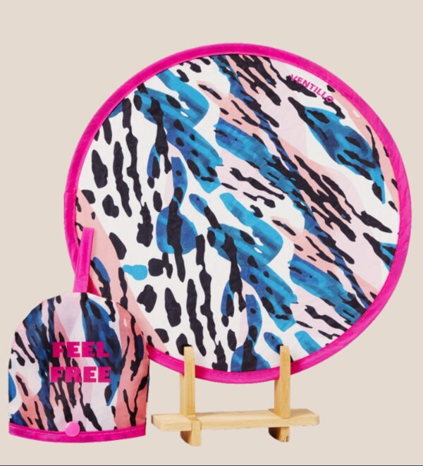 Eventail pliant zebra