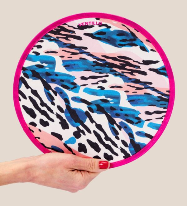 Eventail pliant zebra2