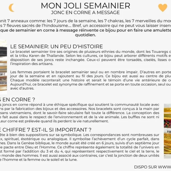 Bracelet 10mm PALMIER rose Ama 34-2