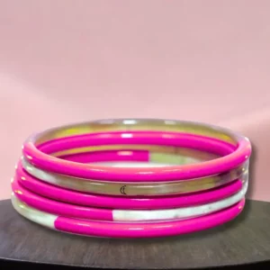 Bracelet 10mm PALMIER rose Ama 34