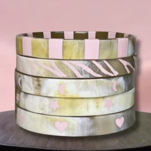 Bracelet PALMIER rose pastel 21
