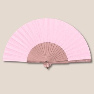 Eventail uni 25 Rose BONBON