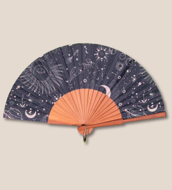 Eventail nuit etoilée