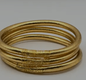 JONC BOUDDHISTE 5 MM LIGHT GOLD
