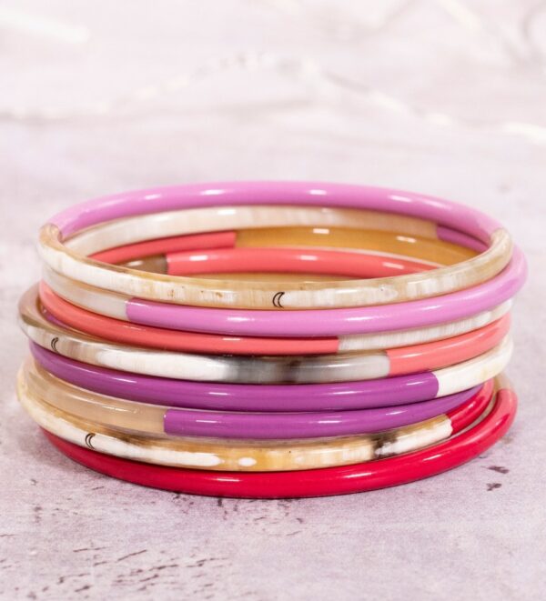 Bracelet Lune Lilas n°6 - 3mm – Image 2