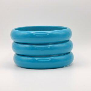 BRACELET EN RESINE TURQUOISE 12 MM