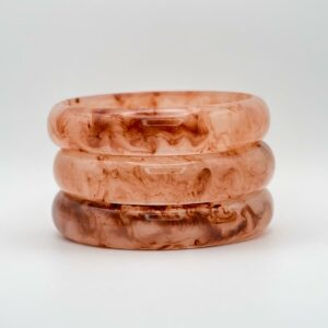 BRACELET EN RESINE MARBRE 12 MM